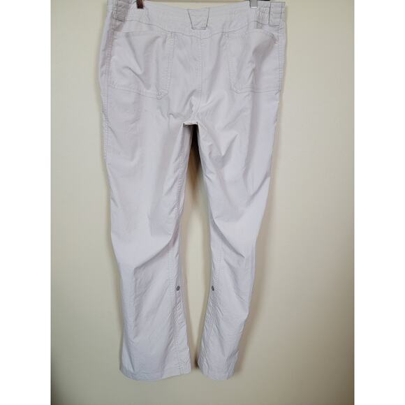 Patagonia Women's Size 14 Hiking Outdoor Pants with Roll Tab Hem Nylon Stain - Picture 2 of 9
